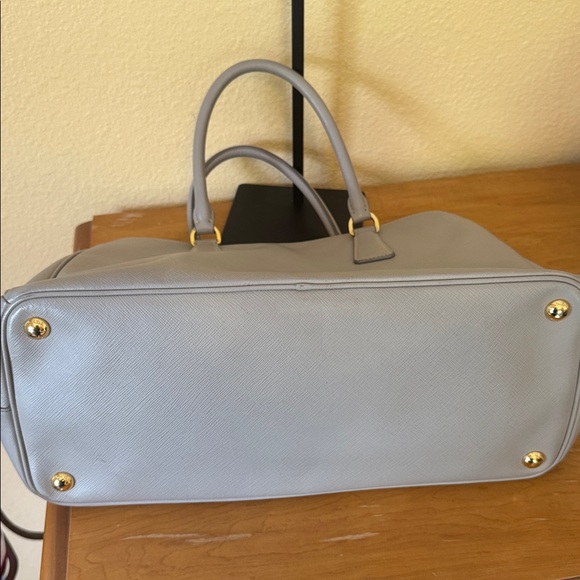 Prada Gray Galleria Saffiano Leather Tote Bag - Picture 7 of 16